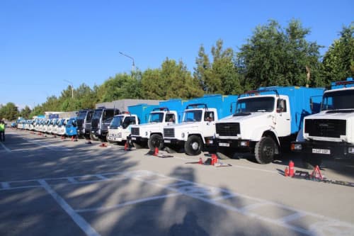 ИИВ Қоровул қўшинларида транспорт воситаларининг техник шайлиги кўздан кечирилди