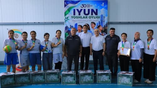 Jizzax viloyati Forish tumanida mahallalar oʻrtasida voleybol musobaqasi oʻtkazildi