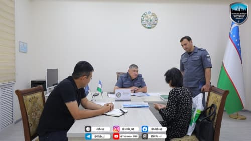 На выездном приёме, организованном в ГУВД города Ташкента, рассмотрены обращения граждан по вопросам миграции и персонализации