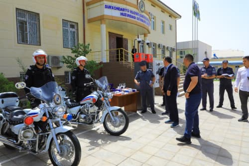 Surkhandarya Governor reviewed Security Service Activities and discussed the works within the framework of "Safe and Healthy Country" campaign