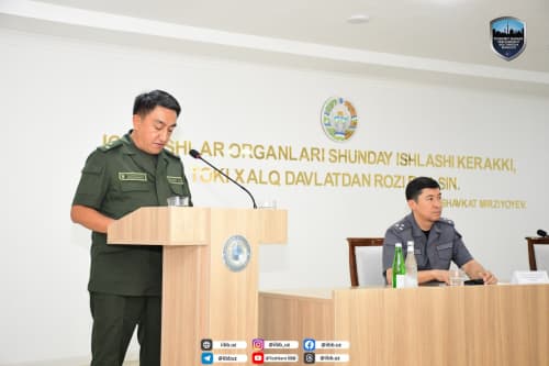 Руководством ГУВД города Ташкента подвергнуты критическому обсуждению мероприятия, проводимые в Сергелийском и Янгихаётском районах в рамках акции "Безопасная и здоровая страна"