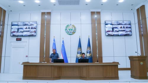 The Ministry of Internal Affairs reviewed the performance of Internal Affairs Bodies in Kashkadarya region