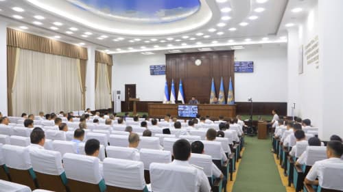 ИИВ раҳбарияти томонидан Жиззах вилоятида “Хавфсиз ва соғлом юрт” ҳамда “Комплаенс ва маънавий маданият ойлиги” доирасида ўрганишлар ўтказилди