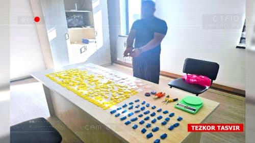 В Ахангаране задержан "закладчик", распространявший синтетические наркотики в 300 "локациях"