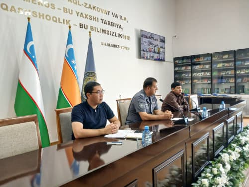 В Службе охраны МВД Республики Каракалпакстан проведено совещание по вопросам борьбы с киберпреступностью