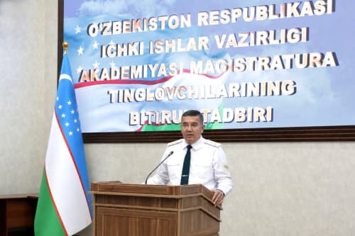 Руководители нового поколения, достойные высокого доверия, обладающие современными знаниями и высокой ответственностью, — надёжная опора системы органов внутренних дел Нового Узбекистана