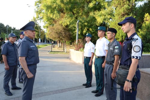 Academy leadership reviewed public safety and early crime prevention efforts in Almazar district