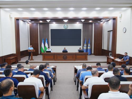 Namangan viloyati IIBda jinoyatlarni fosh etish, qidiruvdagi shaxslarni aniqlash va tergov sifatini yaxshilash masalalari muhokama qilindi