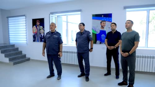 The leadership of the Jizzakh Regional Department of Internal Affairs inspected the construction and improvement works at the service facilities