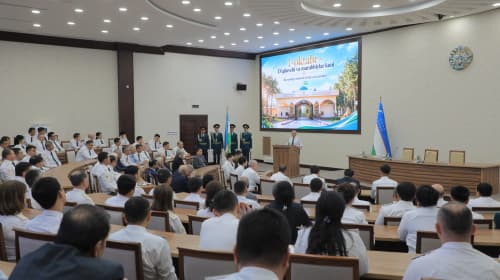 Ўқитувчи ва мураббийлар куни муносабати билан Ички ишлар вазирлиги Академиясида байрам тадбири ташкил қилинди