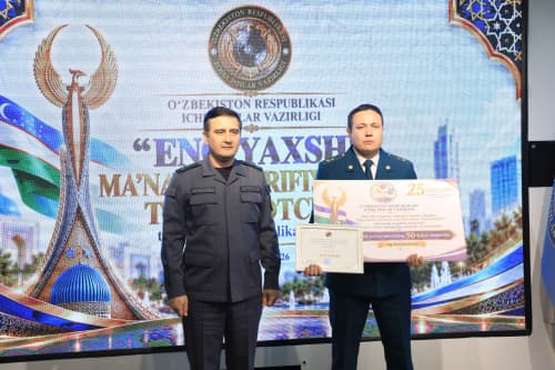 Milliy gʻurur va sadoqat: ichki ishlar organlarida “Eng yaxshi maʼnaviy-maʼrifiy ishlar targʻibotchisi” respublika tanlovi oʻtkazildi