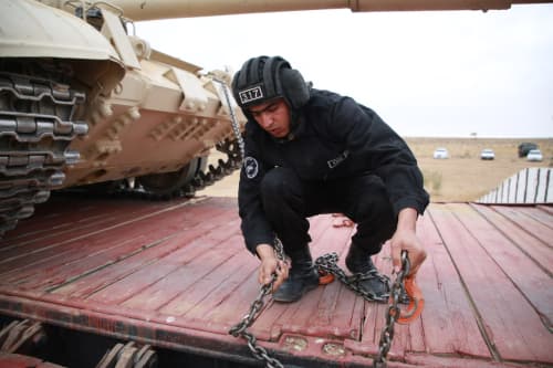 Harbiy texnikalarni temiryo‘l transportida tashish bo‘yicha mashg‘ulot o‘tkazildi