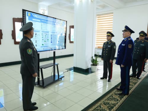 Qozog‘iston harbiy delegatsiyasi O‘zbekistonga tashrif buyurdi 