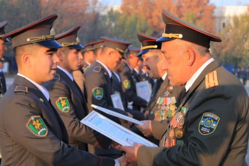 Serjantlar tayyorlash oliy maktabida bitiruv marosimi tantanali tarzda o‘tkazildi