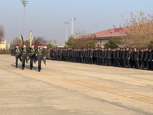 Harbiy qism tashkil etilgan kun tantanali nishonlandi