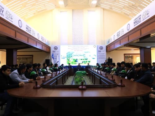 Oliy harbiy ta’lim muassasasi imkoniyatlari talabalarga tanishtirildi