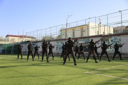 Vatan himoyachilari kuniga bag‘ishlangan tantanali tadbir o‘tkazildi