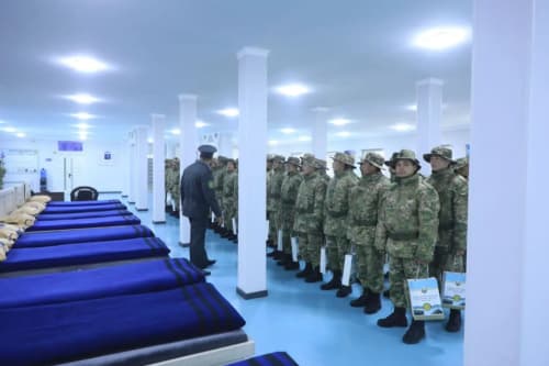  Conscripts solemnly welcomed at their places of service