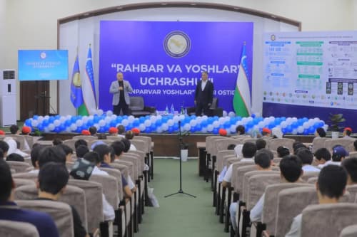 Руководитель организации ОСО «Ватанпарвар» встретился с молодёжью Андижанской области