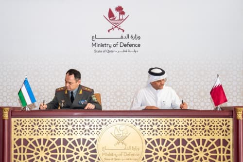 Oʻzbekiston va Qatar o‘rtasida harbiy hamkorlik boʻyicha oʻzaro anglashuv memorandumi imzolandi