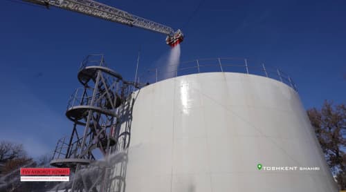 Фавқулодда вазиятлар вазирининг биринчи ўринбосари раҳбарлигида Тошкент шаҳрида жойлашган бир нечта объектларда махсус-тактик ўқув машқи ўтказилди