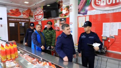 Фавқулодда вазиятлар вазири ўринбосари Жиззах шаҳридаги савдо кўнгилочар марказларнинг ёнғин хавфсизлиги ҳолатини ўрганди