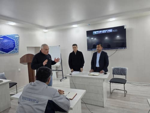 Navoiy viloyati "Issiqlik ta'minoti" MCHJda seminar-trening hamda profilaktik tadbir o'tkazildi