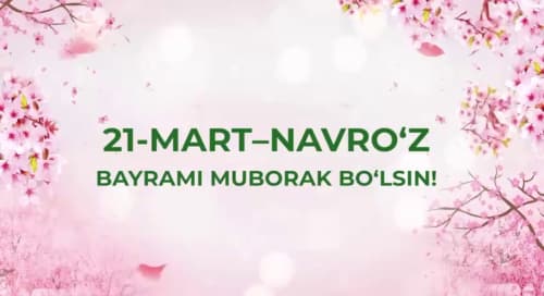 Sizni yangilanish va yasharish ayyomi – Navroʻzi olam bilan chin dildan tabriklayman