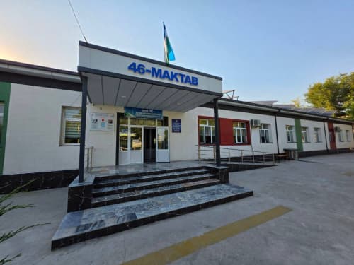 Pop tumanidagi 46-maktab zamonaviy qiyofaga keltirildi