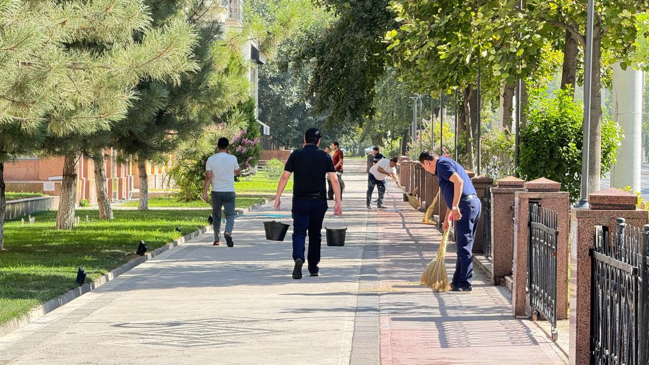 Kambag‘allikni qisqartirish va bandlik vazirligida "Mahalla obod - yurt obod" shiori ostidagi umumxalq hashari o‘tkazilmoqda