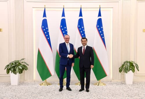 Germaniya Tashqi ishlar vazirligi davlat vaziri bilan uchrashuvga oid