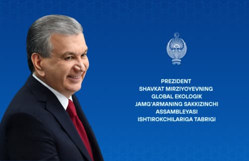 Global ekologik jamgʻarmaning sakkizinchi assambleyasi ishtirokchilariga