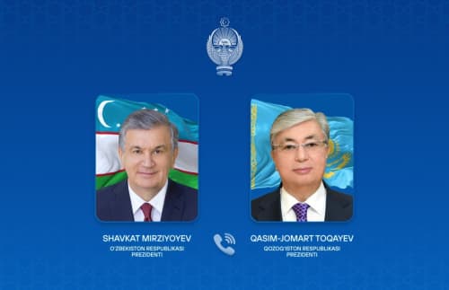 Oʻzbekiston Prezidenti Qozogʻiston Prezidentini Qurultoyga saylov muvaffaqiyatli oʻtgani bilan tabrikladi
