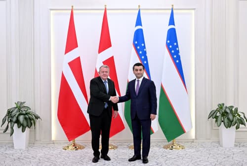 Meeting of the Foreign Minister of Uzbekistan with the Minister of Foreign Affairs of Denmark