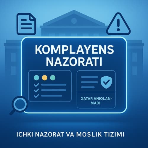 Investitsiyalar, sanoat va savdo vazirligida komplayens nazorati: korrupsiyaga qarshi samarali mexanizm