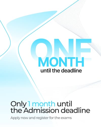 До завершения приёма в IT Park University — всего 1 месяц