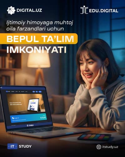 30 тысяч молодых людей из социально уязвимых семей, интересующихся IT, будут обучены бесплатно