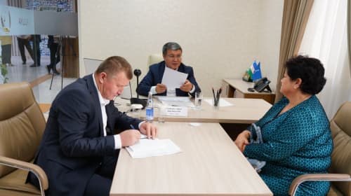 Министр юстиции провёл очередной приём в здании министерства