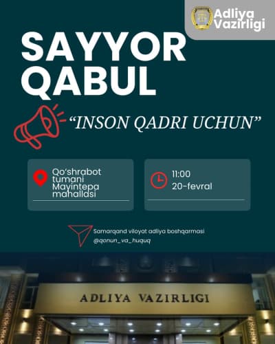 🔈DIQQAT, E’LON!