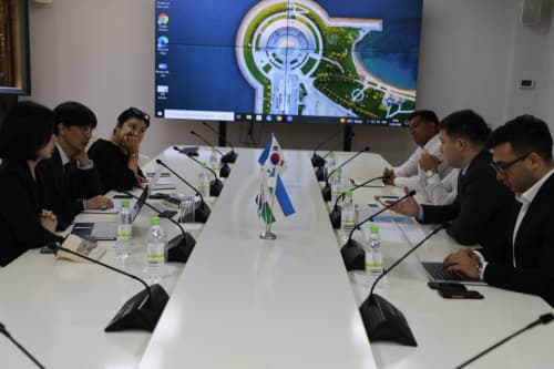 🇺🇿🇰🇷A meeting was held with experts from the Republic of Korea on the development of the National Intellectual Property Strategy for 2027–2030.