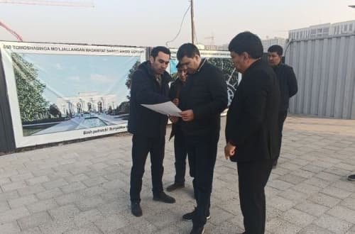 Toshkent viloyatida barpo etilayotgan muassasalar faoliyati o'rganildi
