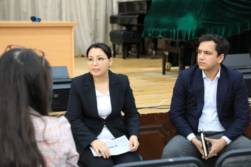 A dialogue with youth was held based on the “from mahalla to ministry” principle