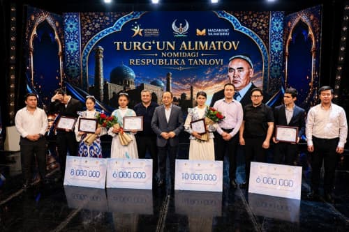 Turg‘un Alimatov nomidagi Respublika ko‘rik-tanlovi g‘oliblari taqdirlandi