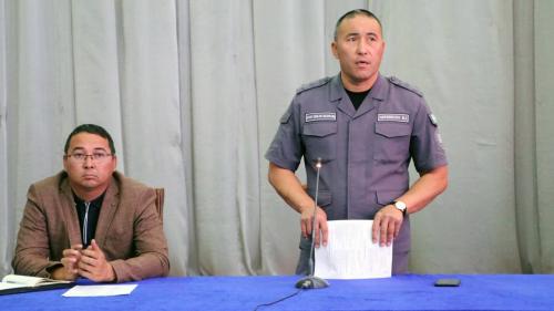 The Minister of Internal Affairs of the Republic of Karakalpakstan, Colonel Bakhtiyar Torebekov, held a meeting in Kegeili district on preparing for the autumn-winter season