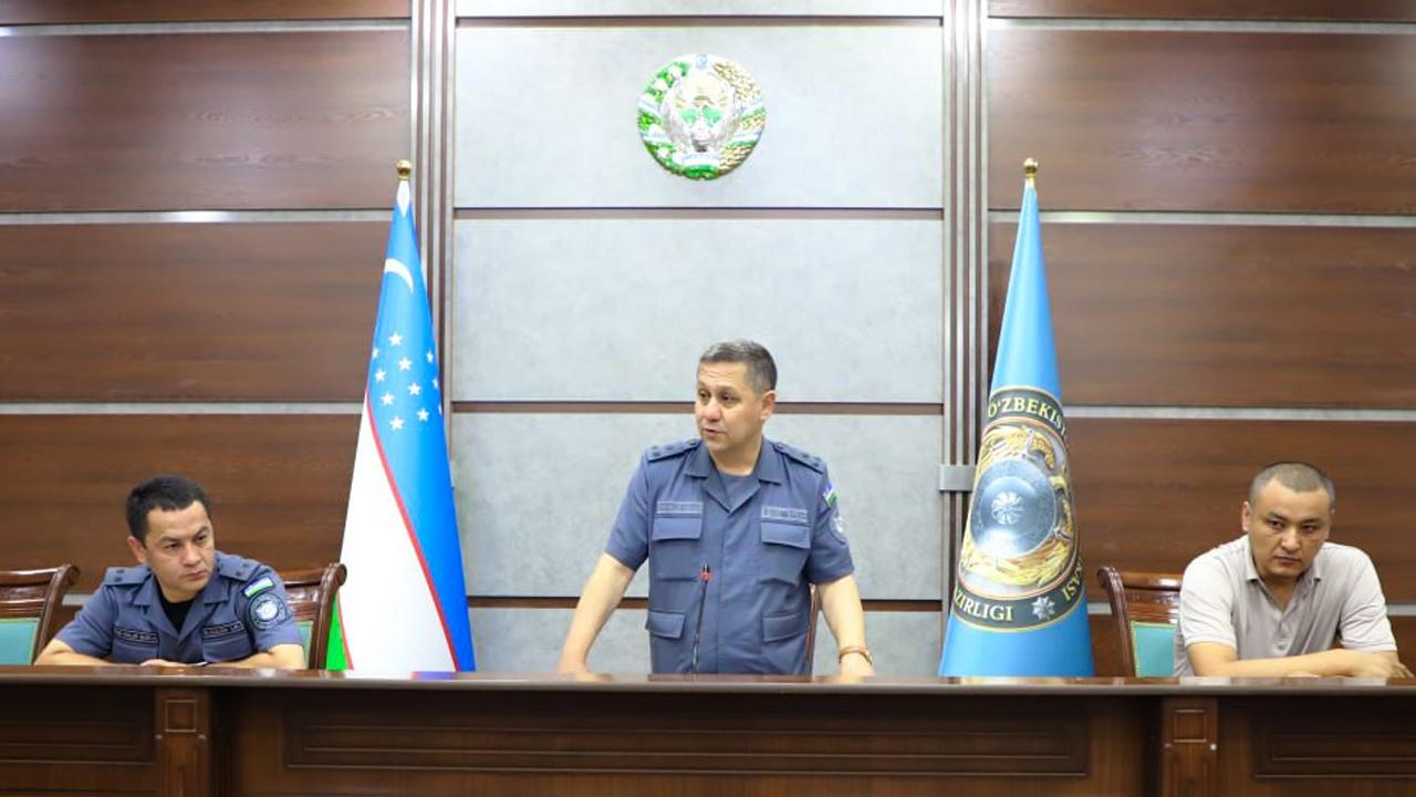 The employees of the Public Order Department of the Public Security Service of the DIA of Sirdarya region were briefed about strengthening policies and regulations in the service