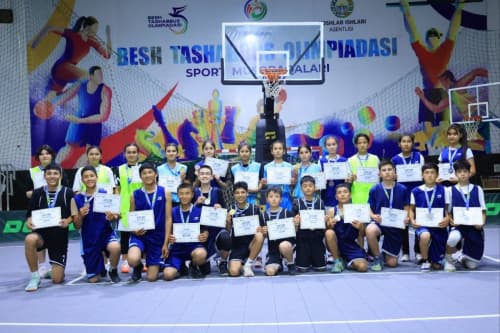Sirdaryoda “Hokim Olimpiadasi” doirasida basketbol 3x3 bahslariga tantanali start berildi