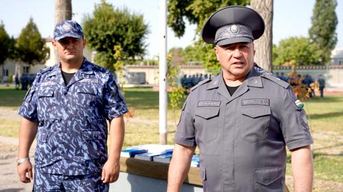 Deputy Minister of Internal Affairs Major General Bakhodir Mirzarahimov visited the 7534th military unit of the Guard troops