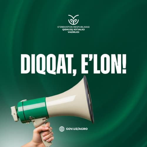 Dastlabki tanlovga taklifnoma – Invitation for Initial Selection