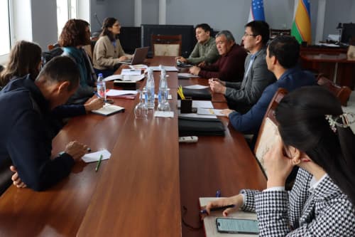 ФРАНЦИЯ ТАРАҚҚИЁТ АГЕНТЛИГИНИНГ ВА ЕВРОПА ИНВЕСТИЦИОН БАНКИ ВАКИЛЛАРИ ҚОРАҚАЛПОҒИСТОНГА ТАШРИФ БУЮРДИ