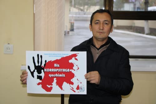 SAMARQANDLIK SUVCHILAR 9-DEKABR – KORRUPSIYAGA QARSHI KURASH KUNI MUNOSABATI BILAN AKSIYA O‘TKAZDI